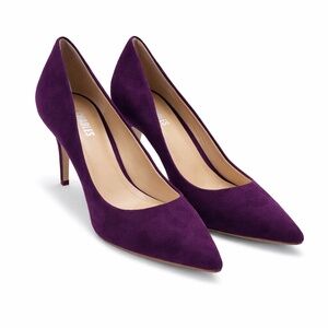 Charles by Charles David Purple Suede Pointed Toe Heels Pumps Size 8